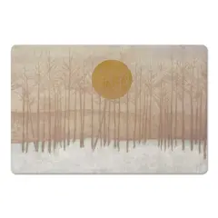 Golden Landscape Floor Mat