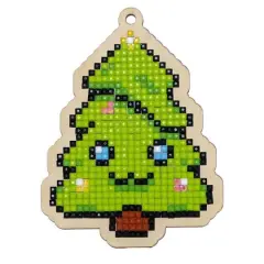 Wizardi Diamond Painting Ornament Kit Christmas Tree