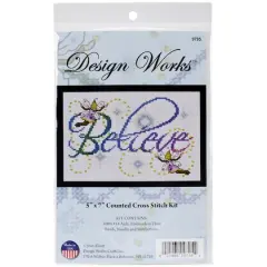 Design Works&trade; Believe Counted Cross Stitch Kit