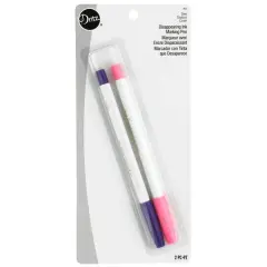 Dritz&reg; Pink and Purple Marking and Disappearing Ink Pen Set