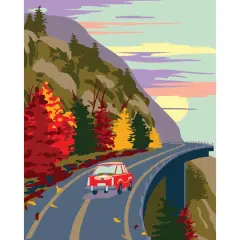8" x 10" Road Trip Paint-by-Number Kit with Wood Display Hanger by Artist's Loft&reg;