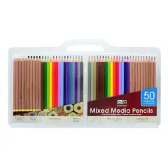 Art Advantage&reg; 50 Piece Mixed Media Pencil Set