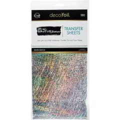 Brutus Monroe Deco Foil&trade; Transfer Sheets Silver Sketch