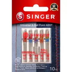 SINGER&reg; Universal Regular & Ball Point Sewing Machine Needles, 10ct.