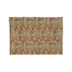 Hello Honey&reg; Strawberry Cotton Dish Drying Mat with Quilted Terry Cloth Insert