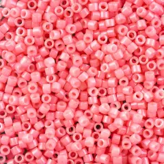 John Bead 11/0 Miyuki Delica Glass Seed Beads, 5g Pink Carnation Opaque