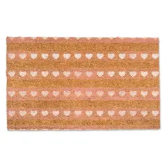 Watercolor Heart Lines 30" x 18" Door Mat