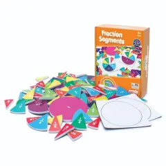 Junior Learning&reg; Fraction Segments Magnetic Activities Learning Set