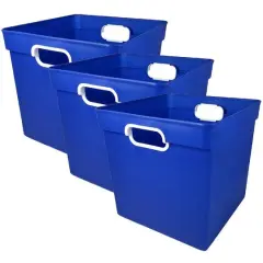 Romanoff&reg; Cube Bin, 3ct. Blue