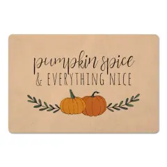 Pumpkin Spice & Everything Nice Floor Mat