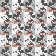 Disney&reg; Mickey & Minnie Vintage Multicolored Pop Art Cotton Fabric