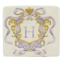 4.5" x 4" Ceramic Monogram D&eacute;cor by Ashland&reg; H