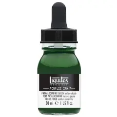 Liquitex&reg; Professional Acrylic INK!, 1oz.Phthalocyanine Green (Yellow Shade)