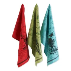 DII&reg; Botanical Print Kitchen Textiles Dishtowel Set