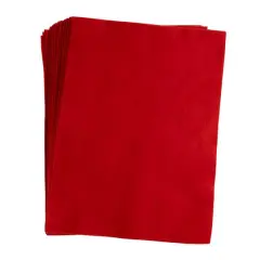 John Bead9" x 12" Acrylic Craft Felt Sheets, 25ct. Red