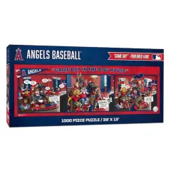 MLB Game Day in the Dog House 1,000 Piece Puzzle Los Angeles Angels