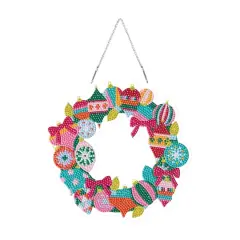 8" Ornament Wreath Diamond Art Kit by Make Market&reg;