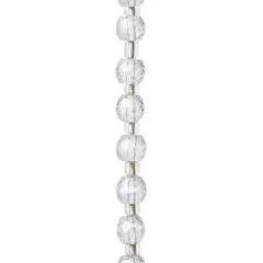 Light Blue Glass Faceted Rondelle Beads, 8mm by Bead Landing&trade;