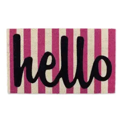 DII&reg; Hello Stripes Doormat