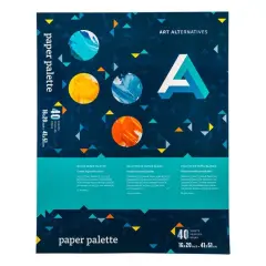 Art Alternatives White Paper Palette Pad