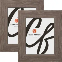 2 Pack Craig Frames American Barn Farmhouse Gray Picture Frames