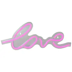 18" Pink LED Lighted 'Love' Neon Valentine's Day Wall Sign
