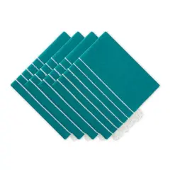 DII&reg; Striped Tassel Napkins, 4ct. Teal