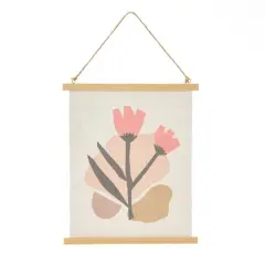 Hello Honey&reg; Abstract Floral Canvas Wall Scroll