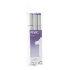 Copic&reg; Sketch Marker Color Fusion Set 1, 3 Color Violet