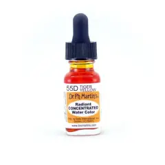 Dr. Ph. Martin's&reg; Radiant Concentrated Watercolor, 0.5oz. 55D Tiger Yellow