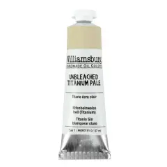 Williamsburg&reg; Artist Oil Colors, 37mL Unbleached Titanium Pale