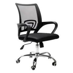 Mind Reader Ergonomic Rolling Office Chair Black