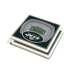 3D StadiumView Coasters New York Jets
