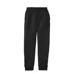 Port & Company&reg; Youth Core Fleece Jogger Jet Black