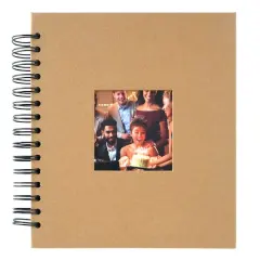 8.75" x 7.75" Spiral Bound Scrapbook Album by Recollections&trade; Kraft