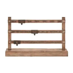 Brown Wood Farmhouse Wall Calendar, 14" x 22" x 4"