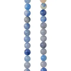 Blue Aventurine Round Beads, 6mm by Bead Landing&trade;