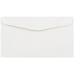 JAM Paper 3.6" x 6.5" White Business Commercial Envelopes