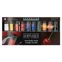 Sennelier Artist Quality 10 Color Acrylic Set