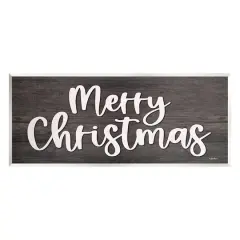 Stupell Industries Merry Christmas Farmhouse Wall Art