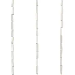 Silver Metal Bugle Beads, 6mm by Bead Landing&trade;