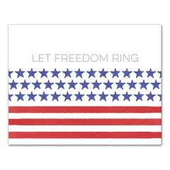 Let Freedom Ring Canvas Wall Art