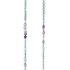 Mix Ombre Fluorite Faceted Round Beads, 2.5mm by Bead Landing&trade;