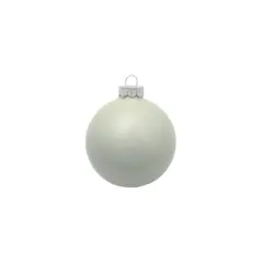 Whitehurst 40ct. 1.5" Pearl Glass Ball Ornaments White Pearl