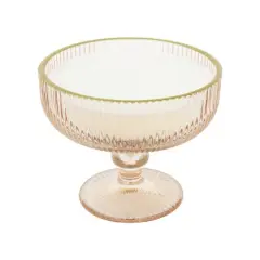 7oz. Harvest Pomegranate Scented Vintage Glass Candle Ivory