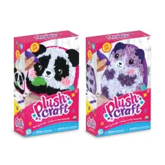 Assorted PlushCraft&trade; Fabric by Number Animal Pillow Kit