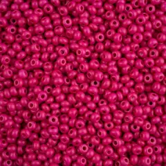 John Bead Terra Intensive 6/0 Czech Glass Seed Beads, 500g Pink Matte