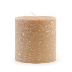 Root Candles 3" x 3" Unscented Timberline&trade; Pillar Candle Taupe