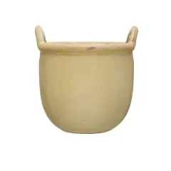 Hello Honey&reg; Tan Reactive Glaze Stoneware Urn with Handles
