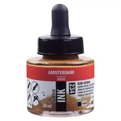 Amsterdam Acrylic Ink, 1oz. 234 Raw Sienna